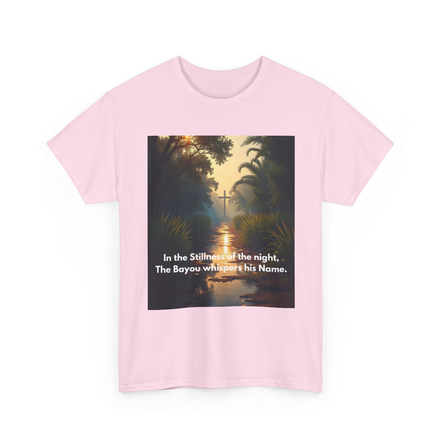 Bayou Night Scenic Tee — "In the Stillness of the night, The Bayou whispers his Name."
