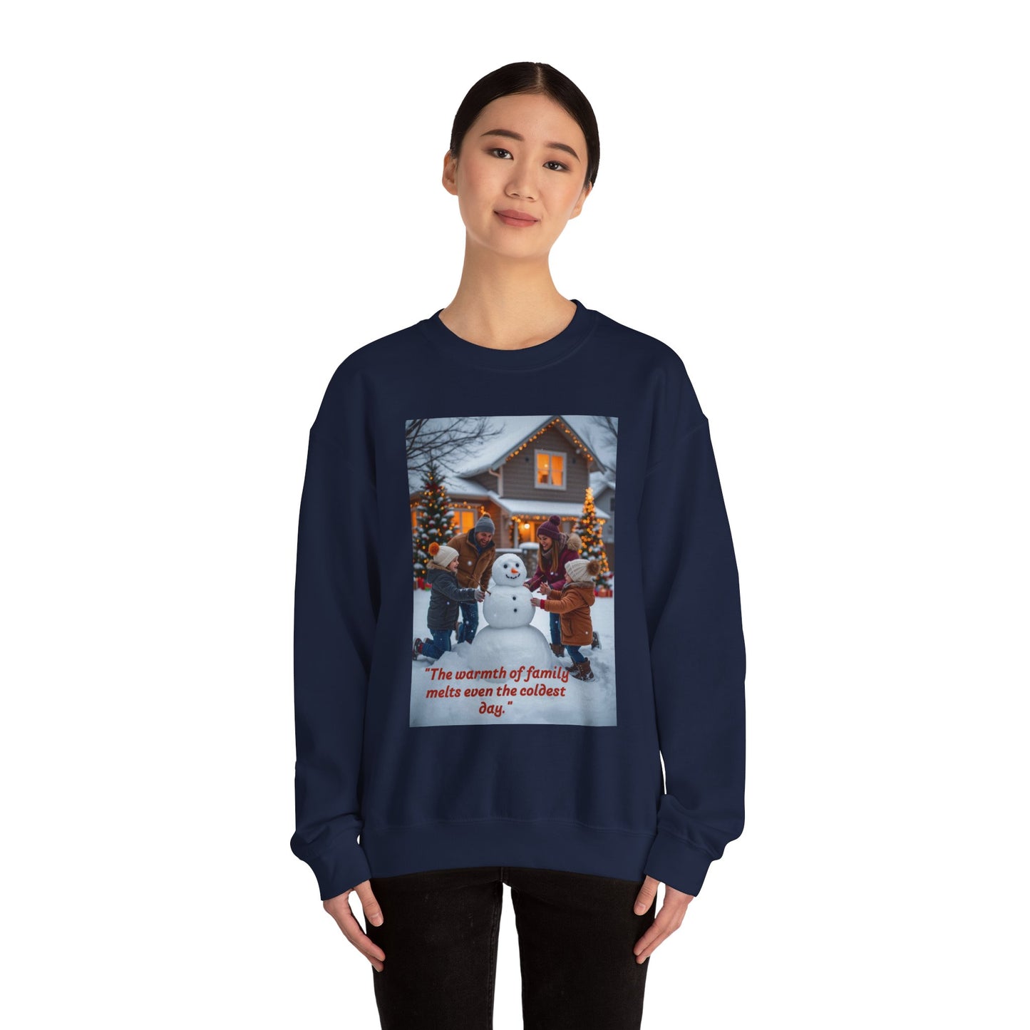 Cozy Family Holiday Sweatshirt, Winter Outfit, Christmas Gift, Family Gatherings, Cold Weather Comfort