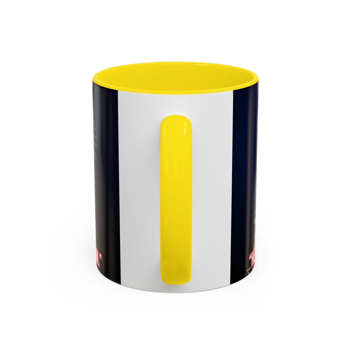 Fireworks Accent Coffee Mug — Inspirational "Lights the Path to Freedom" Design
