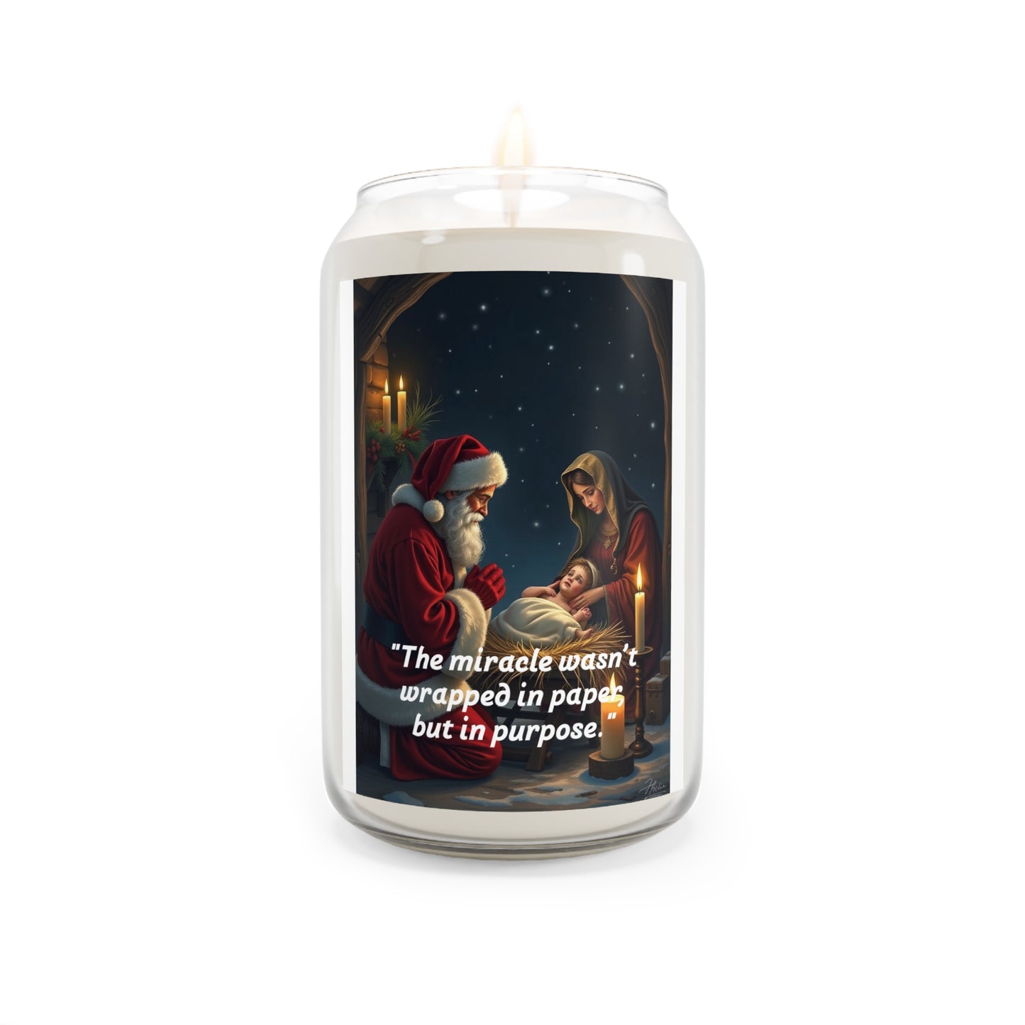 Festive Scented Soy Candle for Christmas, Cozy Home Decor, Christmas Gift, Holiday Relaxation, Mindfulness Candle  170