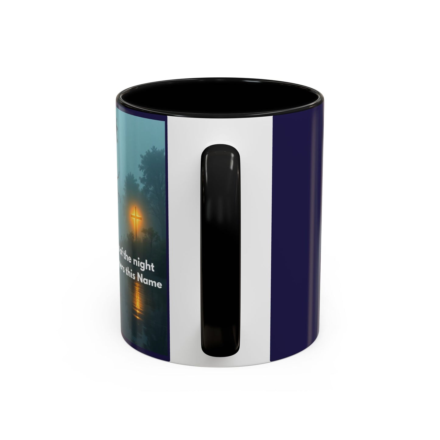Accent Coffee Mug — Bayou Night Scene with Poetic Quote (11/15oz)