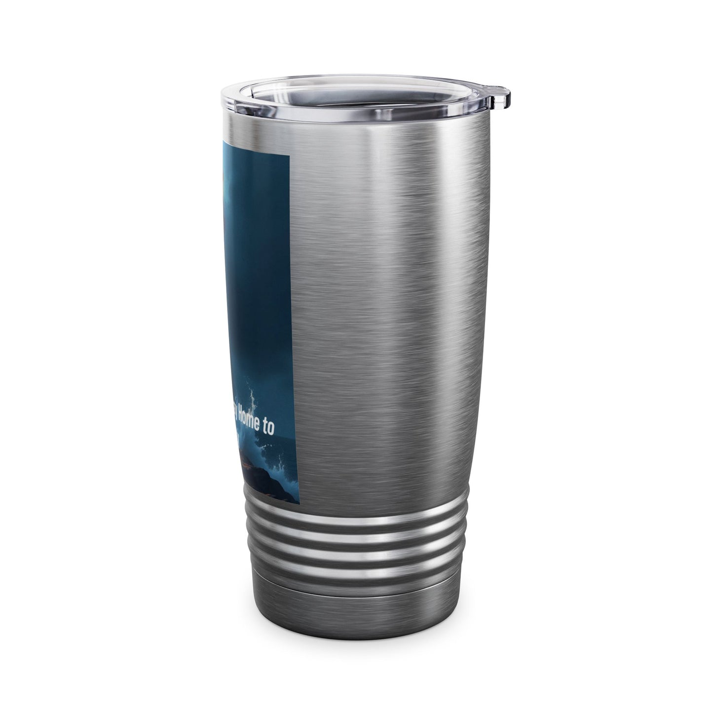 Lighthouse Safety 20oz Tumbler – 'Lighting the Way Home to Safety' Insulated Travel Cup