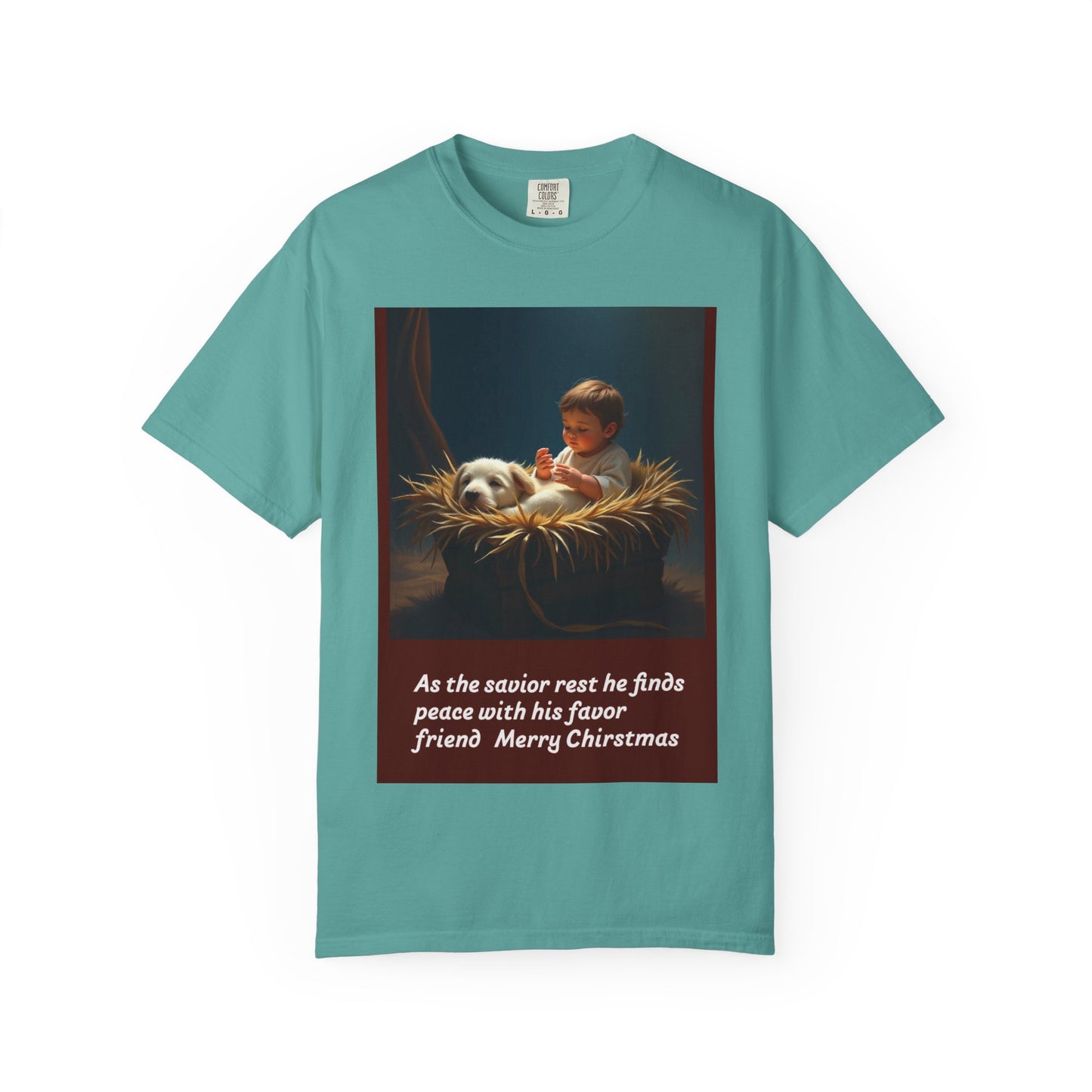 Unisex Christmas T-Shirt, Holiday Spirit Tee, Cozy Garment-Dyed Top, Festive Gift, Seasonal Wear