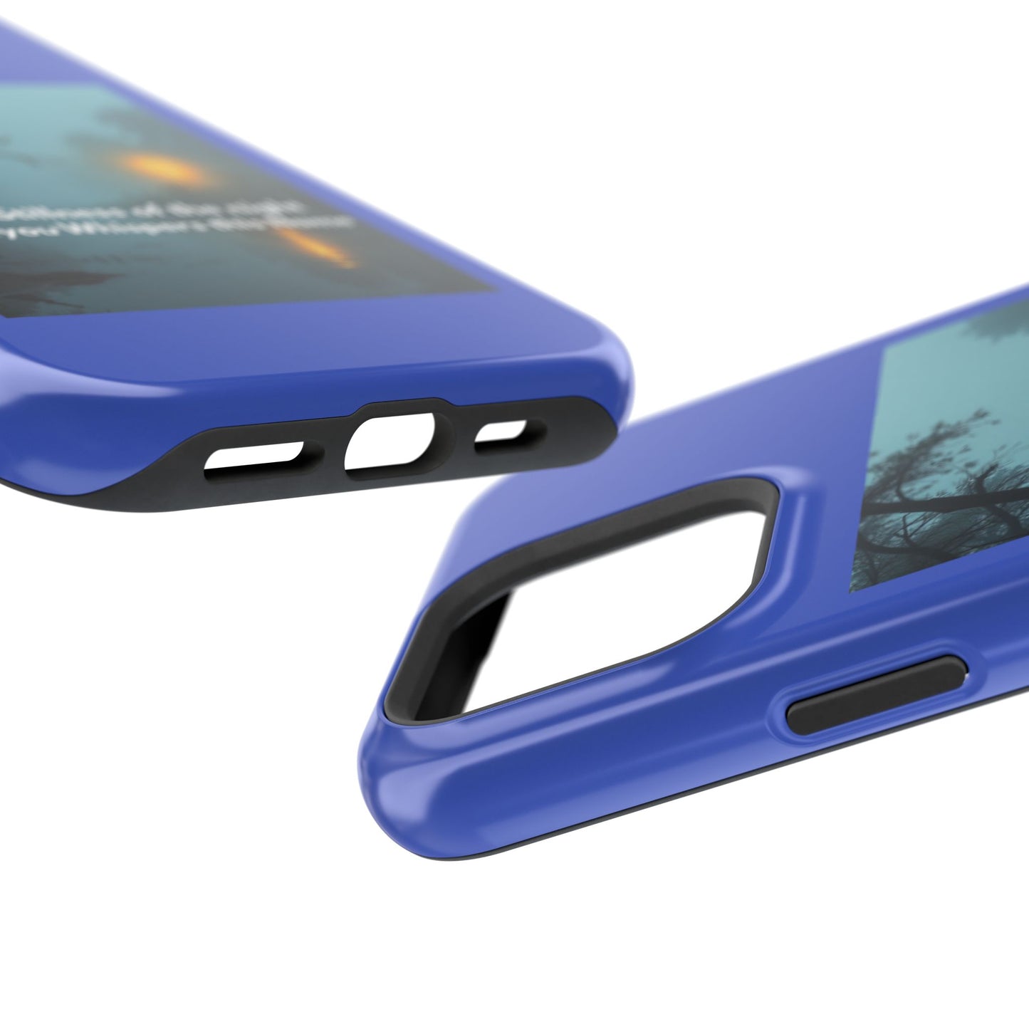 Magnetic Impact-Resistant Phone Case — Bayou Night Scene with Poem