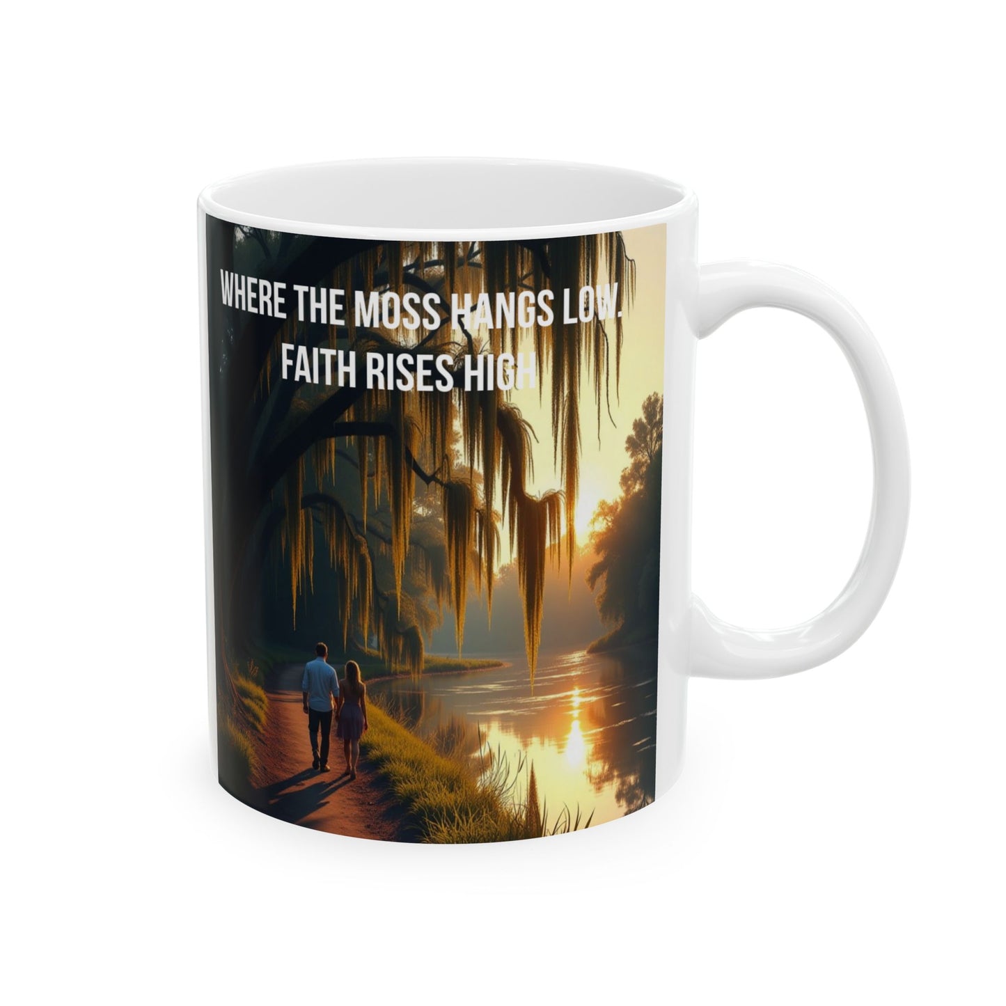 Where the Sun Sets Ceramic Mug — Inspirational Sunset Coffee Cup (11oz & 15oz)