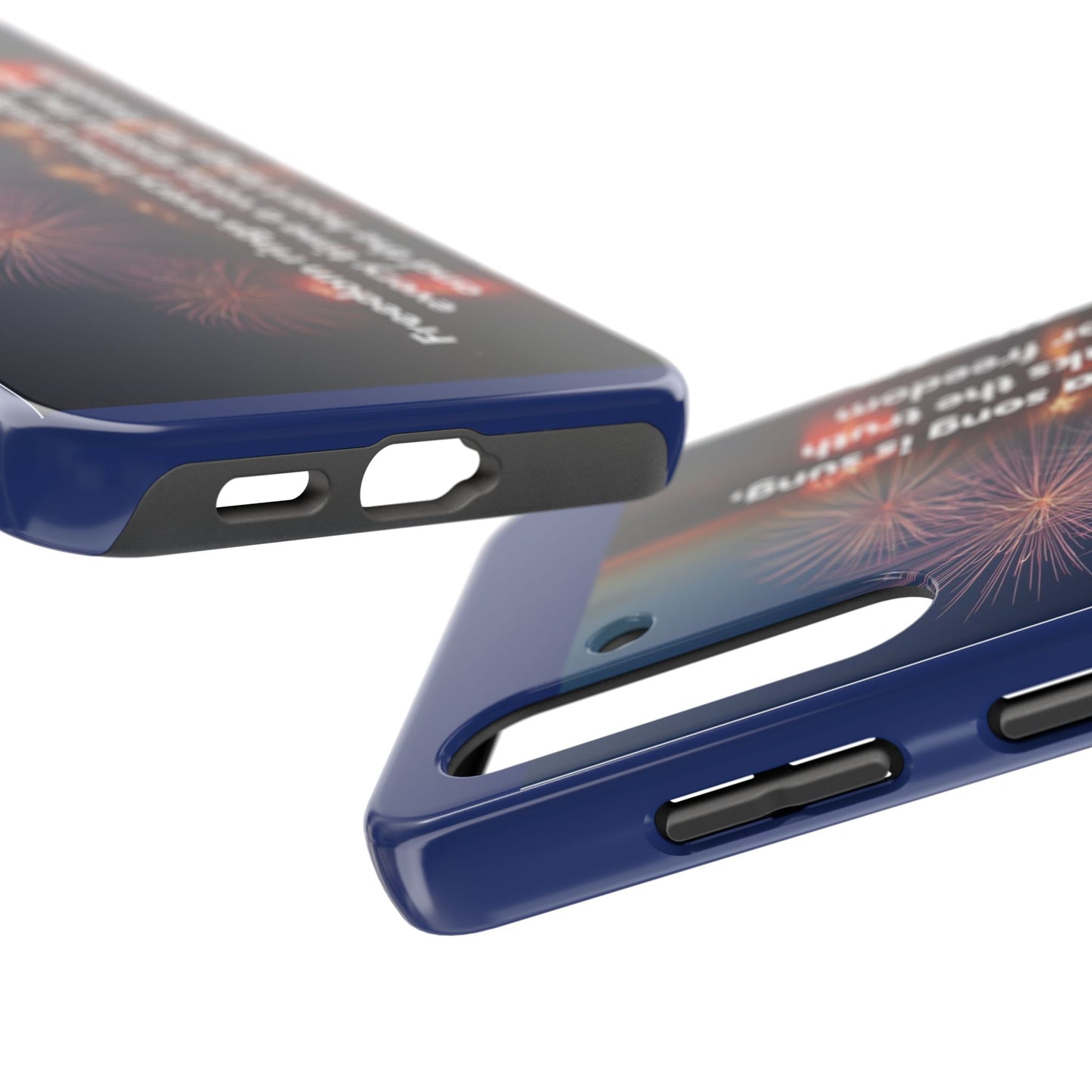 Fireworks Freedom Tough Phone Case — Patriotic 4th of July Quote Case