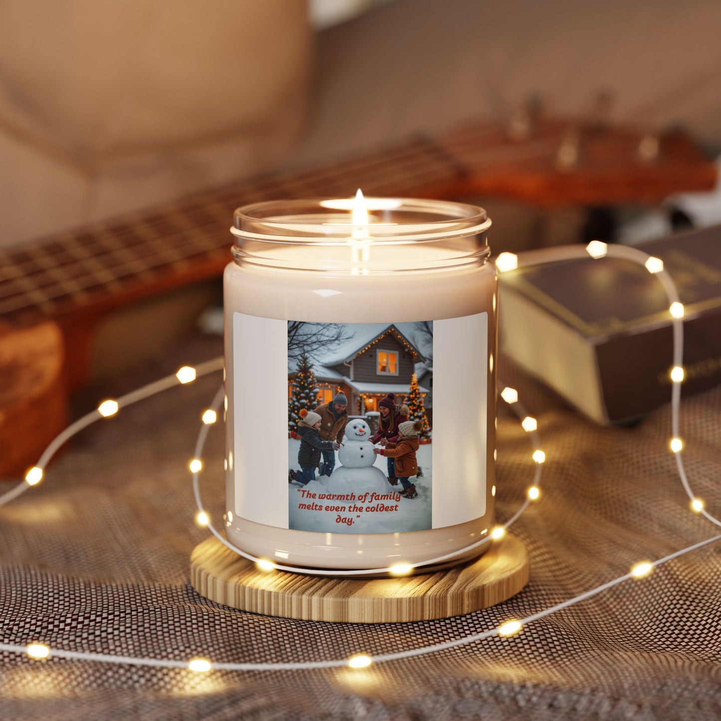 Cozy Winter Scented Candle | Holiday Atmosphere, Perfect Gift for Christmas, Home Decor, Relaxation, Unique Candle  163
