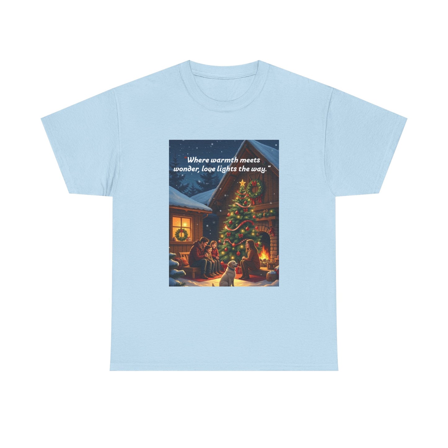 Cozy Holiday Tee: Where Warmth Meets Wonder, Perfect for Christmas, Gift, Unisex Cotton Shirt, Winter Apparel, Festive Wear