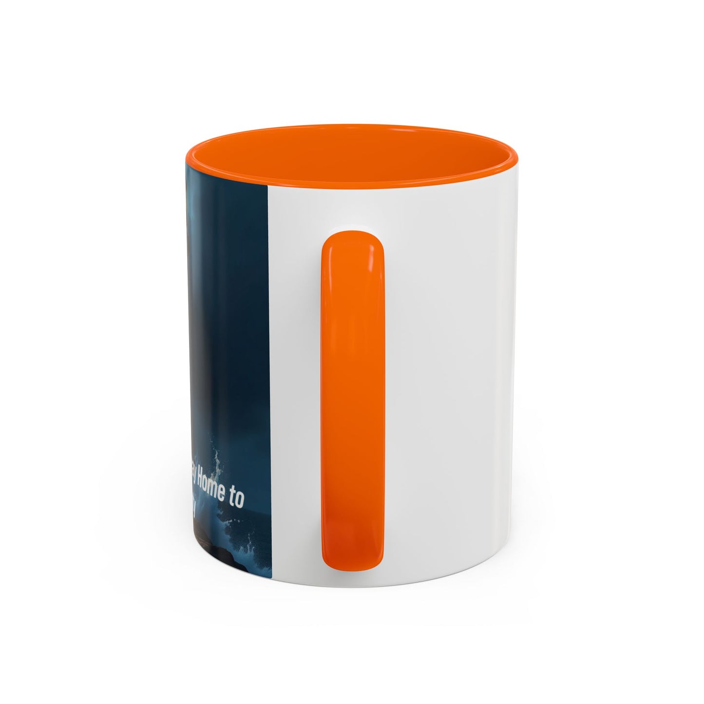 Lighthouse Coffee Mug - "Lighting the Way Home to Safety" Accent Mug