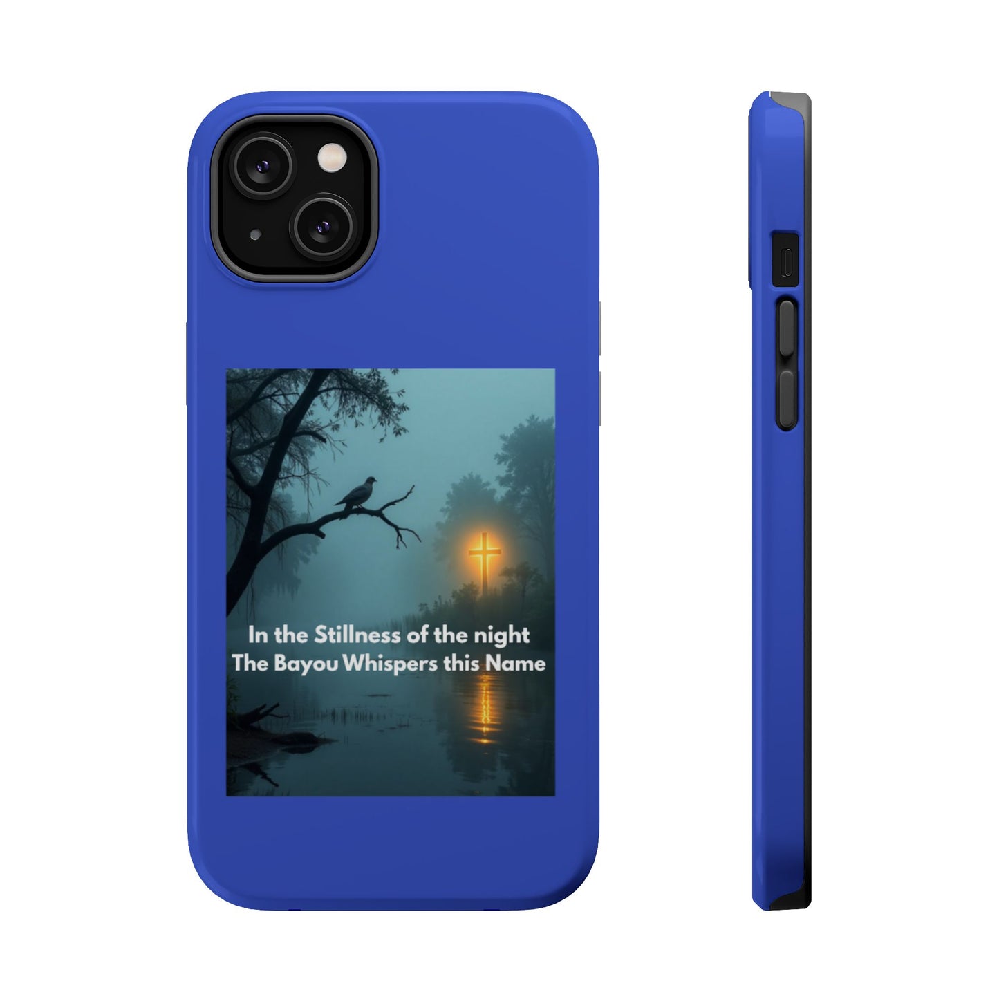 Magnetic Impact-Resistant Phone Case — Bayou Night Scene with Poem
