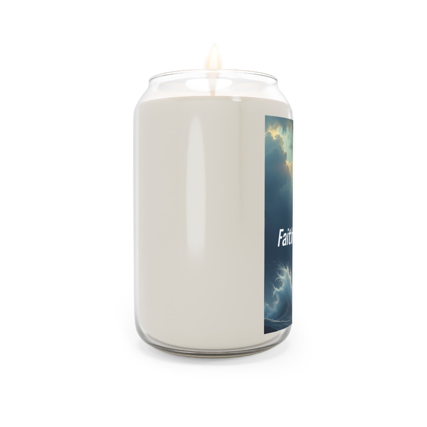 Lighthouse Scented Soy Candle — "Faith Through the Storm" 13.75oz