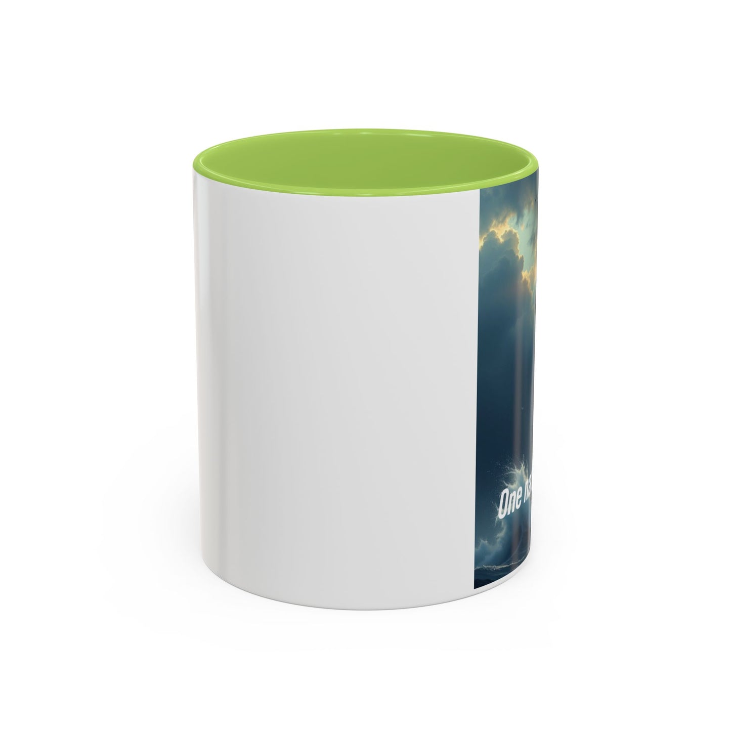 Lighthouse Coffee Mug — "One Nation Under God" Inspirational Accent Mug