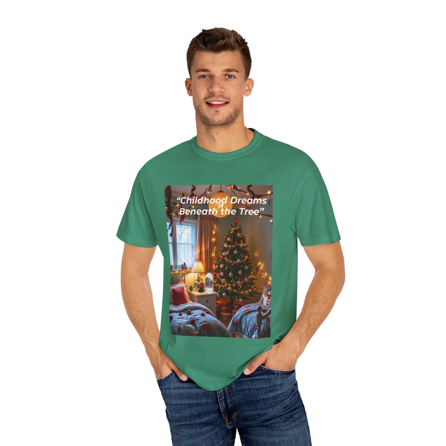 Holiday T-Shirt, Cozy Christmas Tee, Childhoood Memories Unisex Shirt, Festive Gift, Winter Apparel