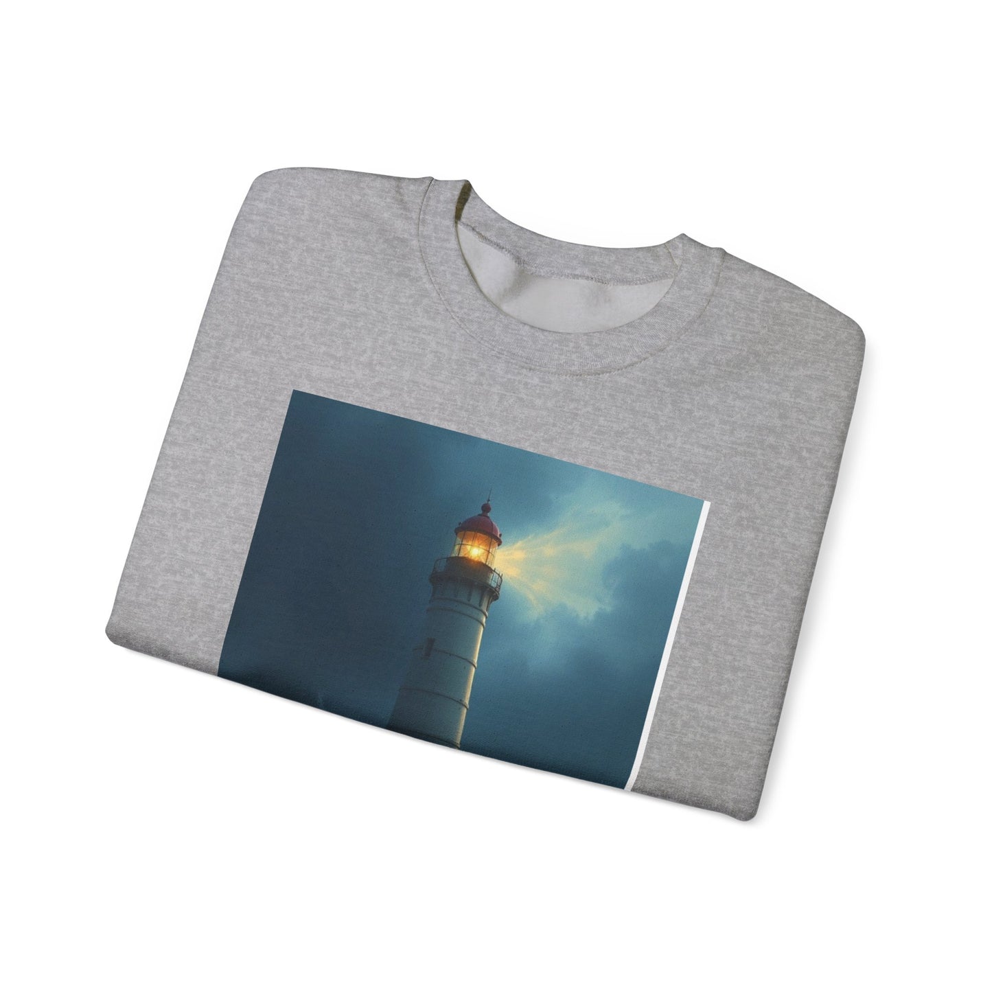 Lighthouse Hope Crewneck Sweatshirt — "One Light. One Hope. One Life Changed."