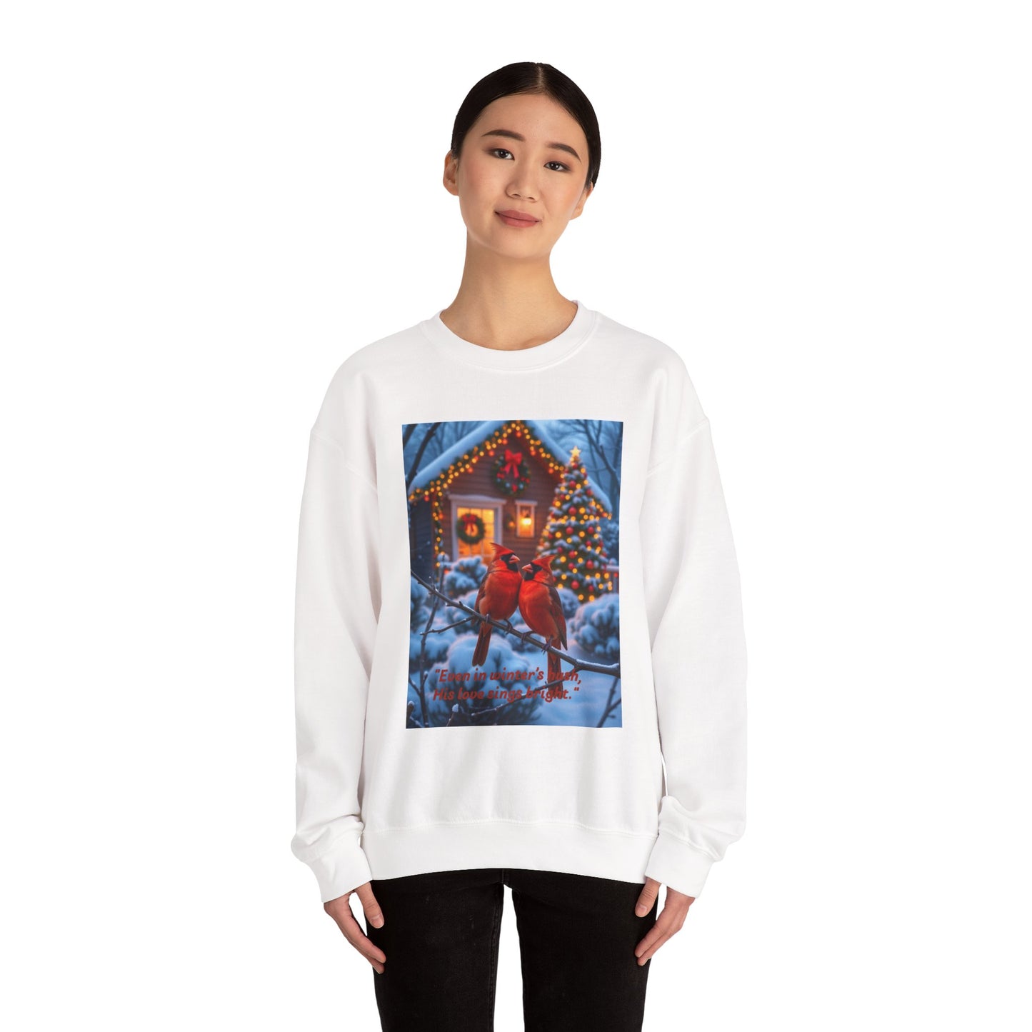 Cozy Christmas Sweatshirt with Cardinals, Warm Holiday Apparel, Unisex Winter Outfit, Festive Gifts for Family, Perfect for Christmas [...]