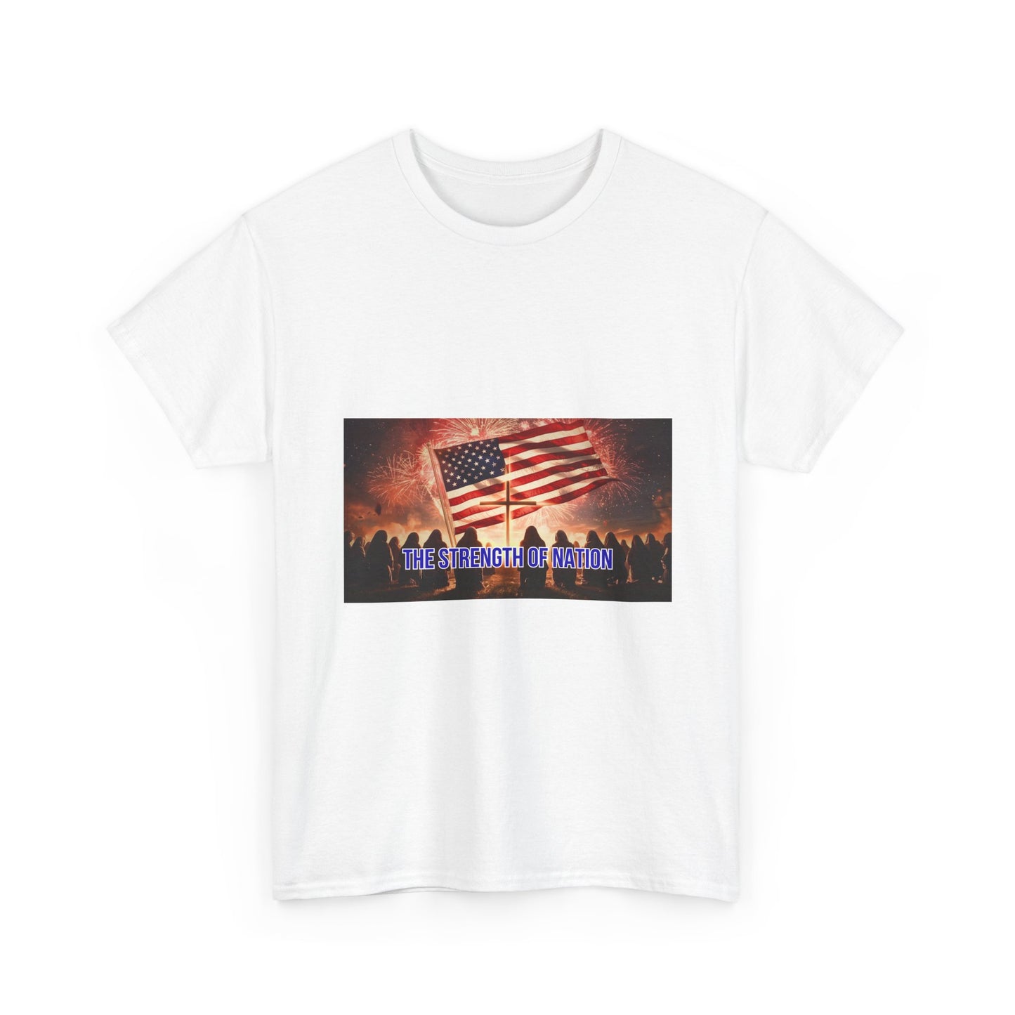 Patriotic American Flag Tee — 'Land of the Free' Graphic T-Shirt