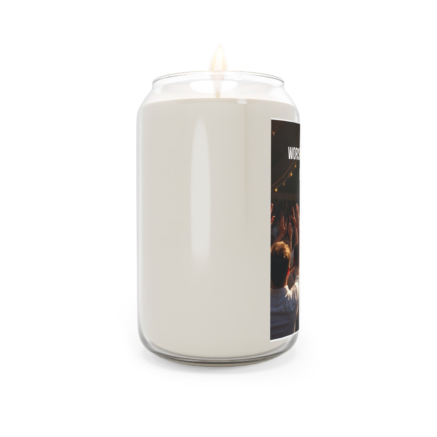Worship Candle – 13.75 oz Scented Soy Candle ("Worship Isn't What I Do. It's Who I Am.")
