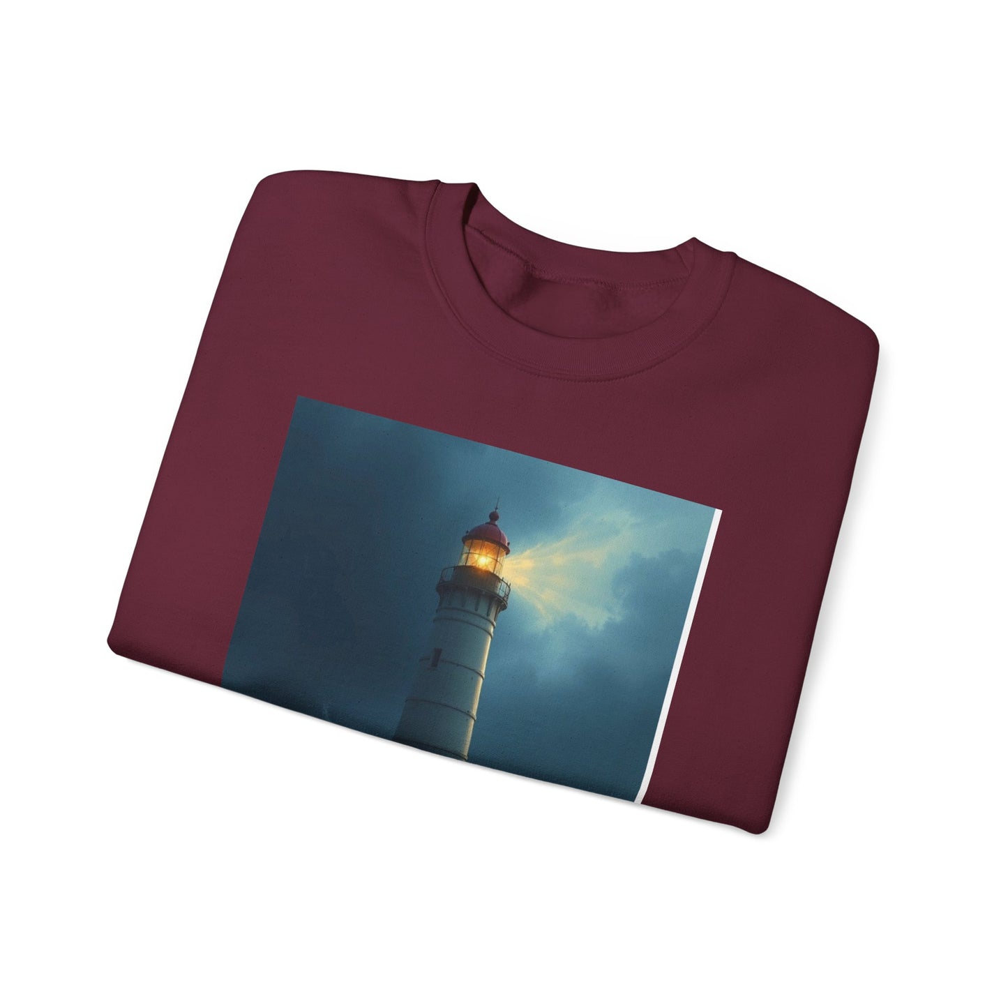 Lighthouse Hope Crewneck Sweatshirt — "One Light. One Hope. One Life Changed."