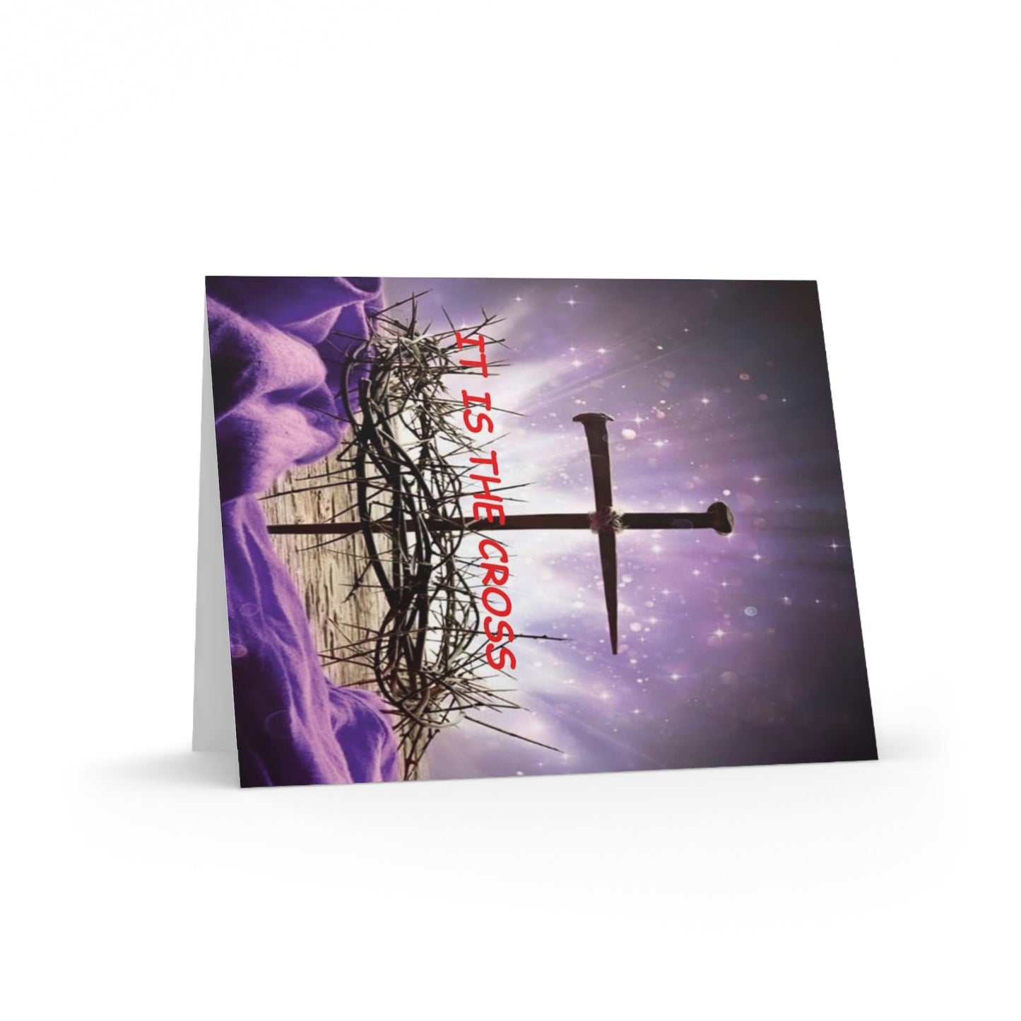 Religious Greeting Cards — "It Is The Cross" Christian Sympathy & Easter Card Pack (8/16/24)
