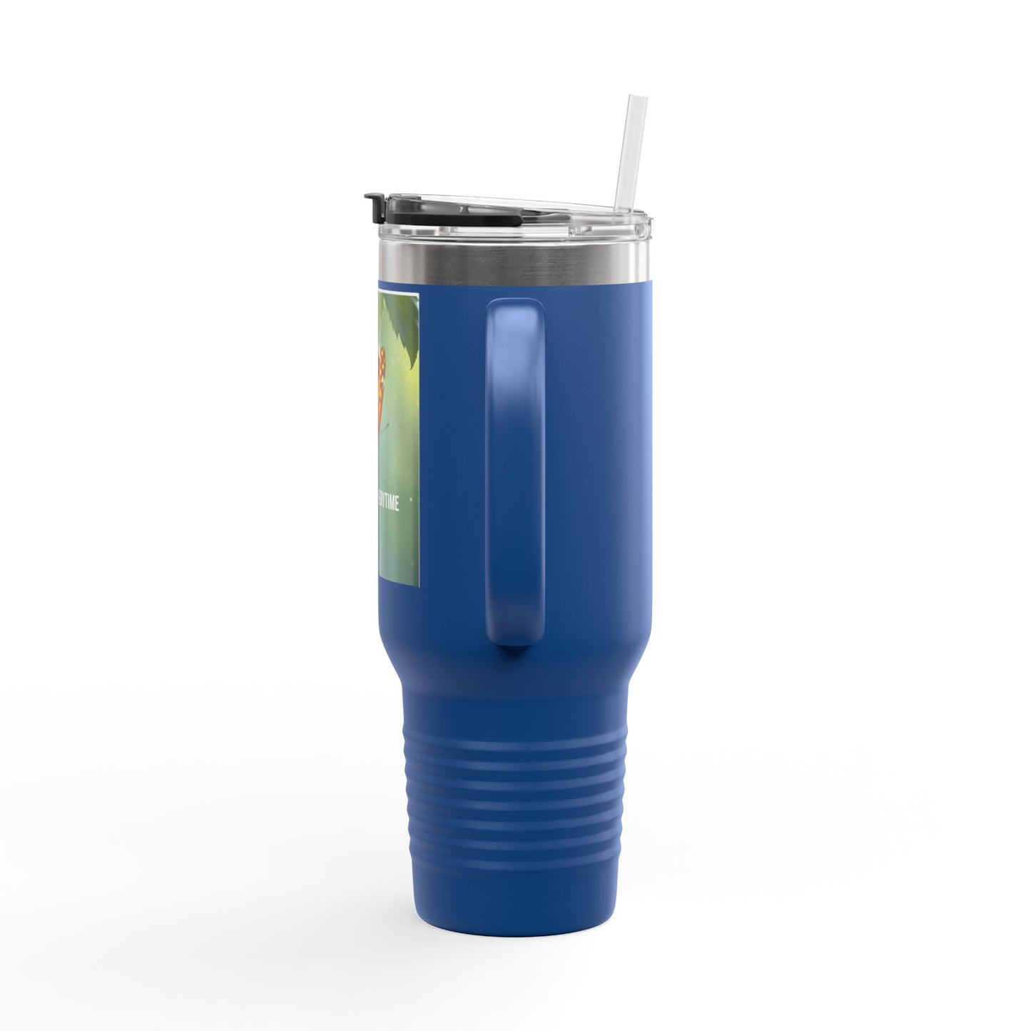 40oz Insulated Travel Mug — 'Grace Wins Everytime' Butterfly Design