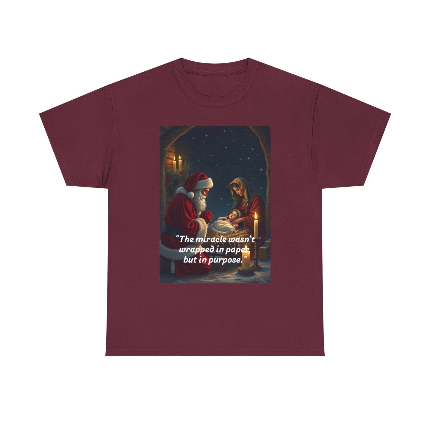 Festive Inspirational Tee, Holiday Gift, Motivational Shirt, Christmas T-Shirt, Unisex Graphic Tee, Unique Gift Idea