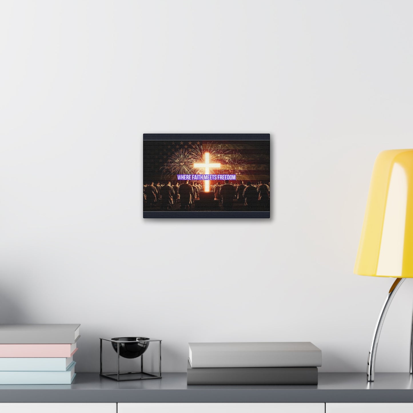 Where Faith Meets Freedom Canvas Wall Art