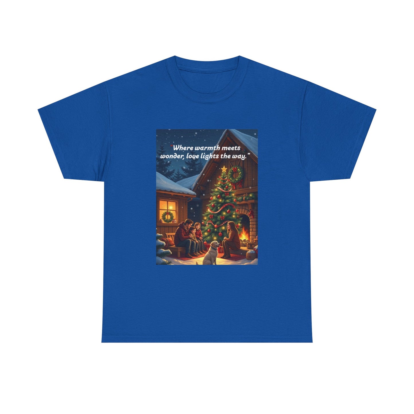 Christmas Cozy Tee, Holiday Gift T-Shirt, Unisex Cotton Shirt, Festive Apparel, Merry and Bright Design