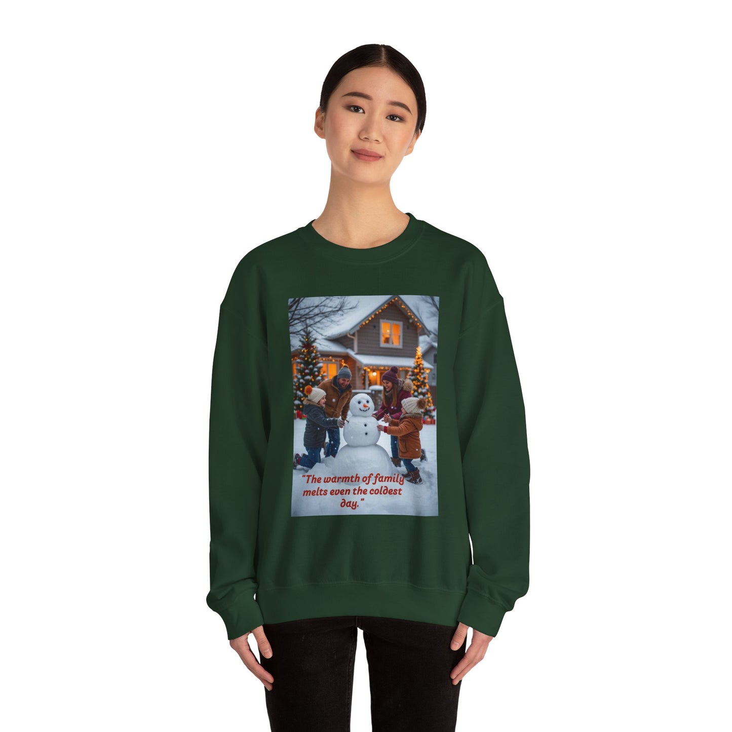 Cozy Family Holiday Sweatshirt, Winter Outfit, Christmas Gift, Family Gatherings, Cold Weather Comfort