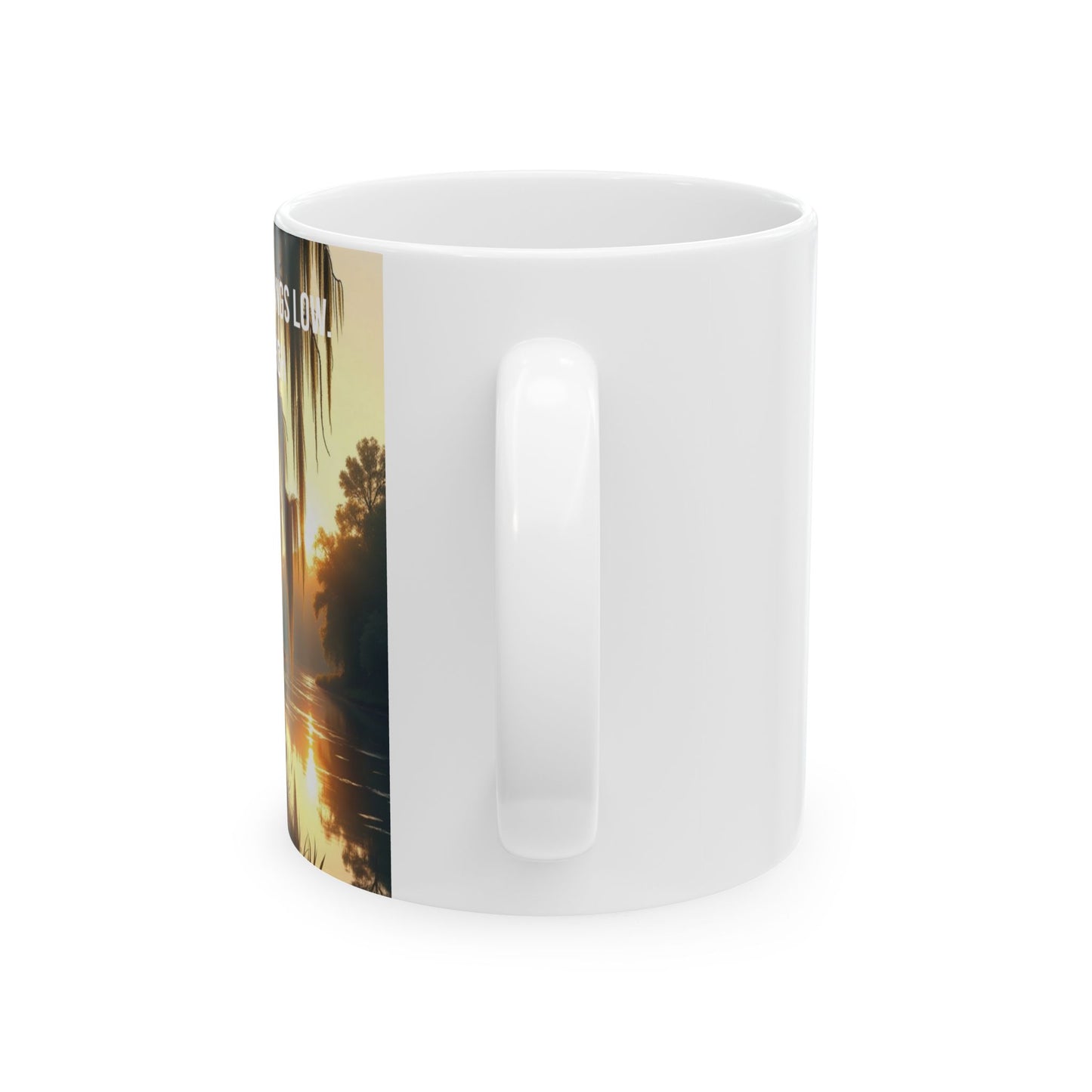 Where the Sun Sets Ceramic Mug — Inspirational Sunset Coffee Cup (11oz & 15oz)
