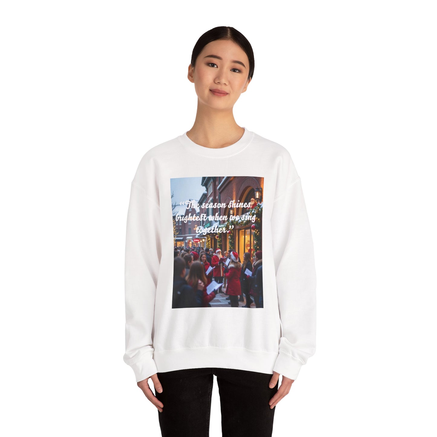 Cozy Holiday Sweatshirt, Unisex Crewneck for Christmas, Family Gatherings, Winter Celebrations, Gift Idea for Friends