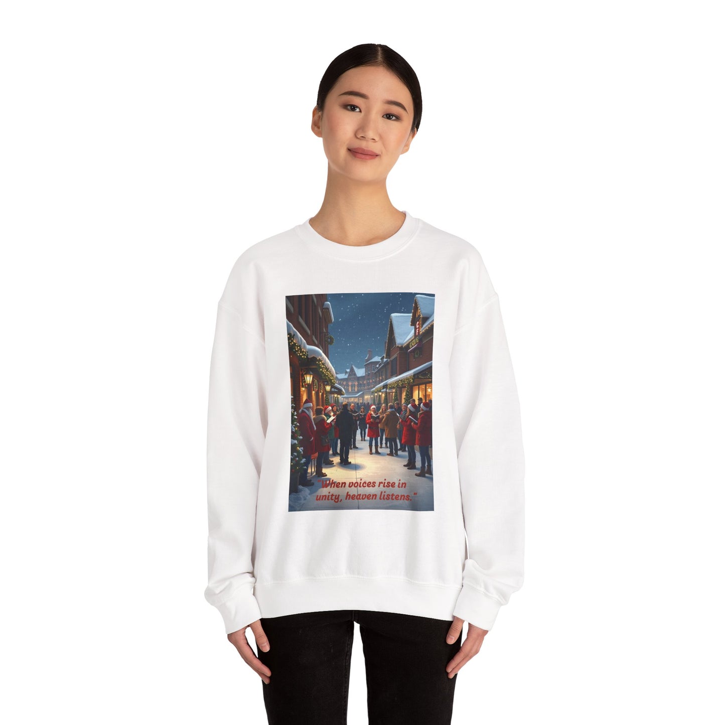 Cozy Winter Crewneck Sweatshirt, Festive Gift, Holiday Sweater, Unisex Fashion, Winter Wardrobe Essential