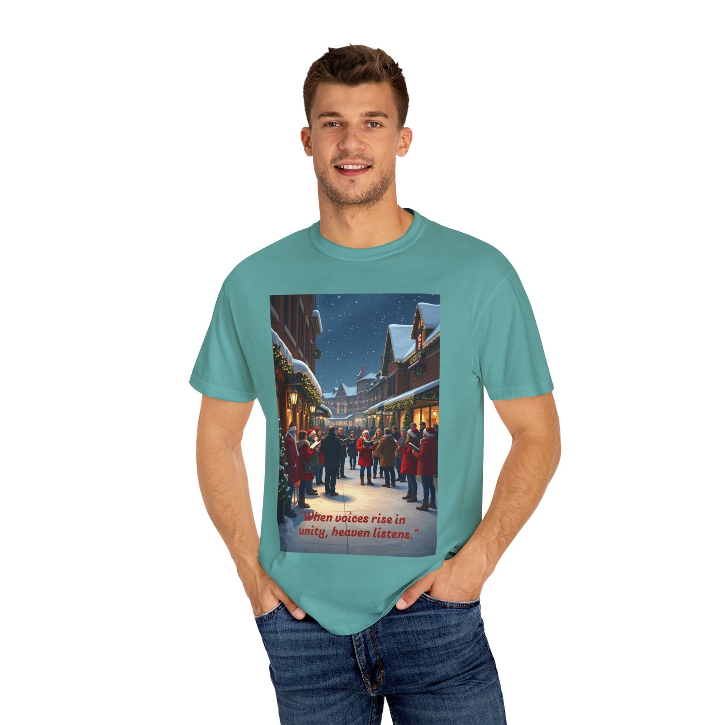 Cozy Winter Caroling T-Shirt - Perfect for Christmas Gatherings, Holiday Parties, and Seasonal Celebrations, Gift Idea for Music [...]