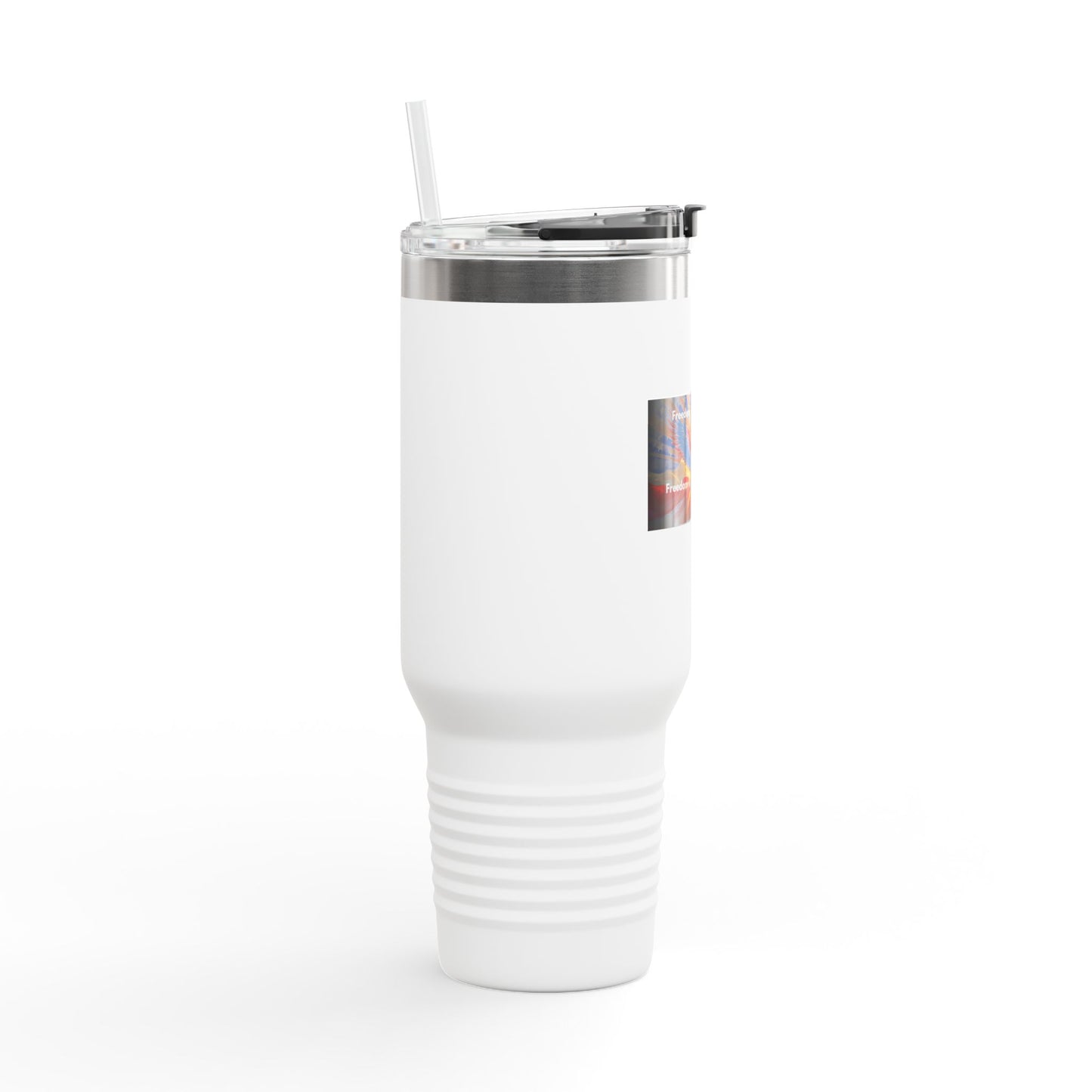 40oz Insulated Travel Mug — Freedom Wings Design