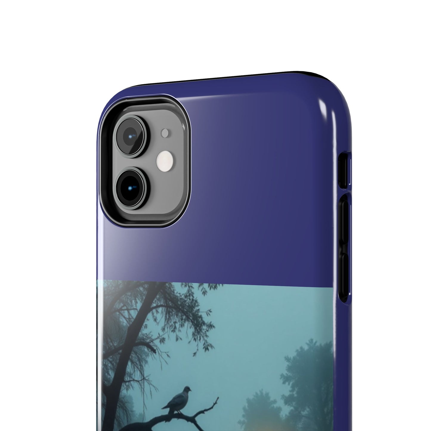 Tough Phone Case — 'In the stillness of the night the Bayou whispers his Name' Moody Bayou Cross Design