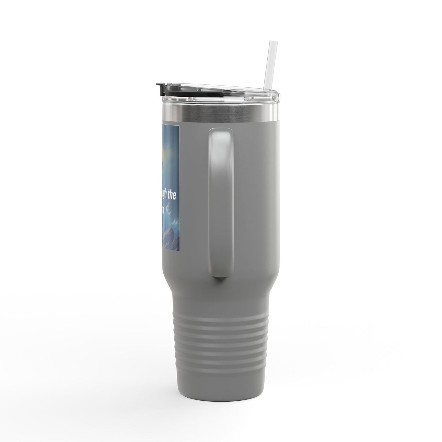 Faith Through the Storm 40oz Insulated Travel Mug