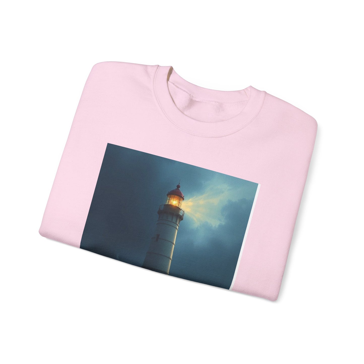 Lighthouse Hope Crewneck Sweatshirt — "One Light. One Hope. One Life Changed."