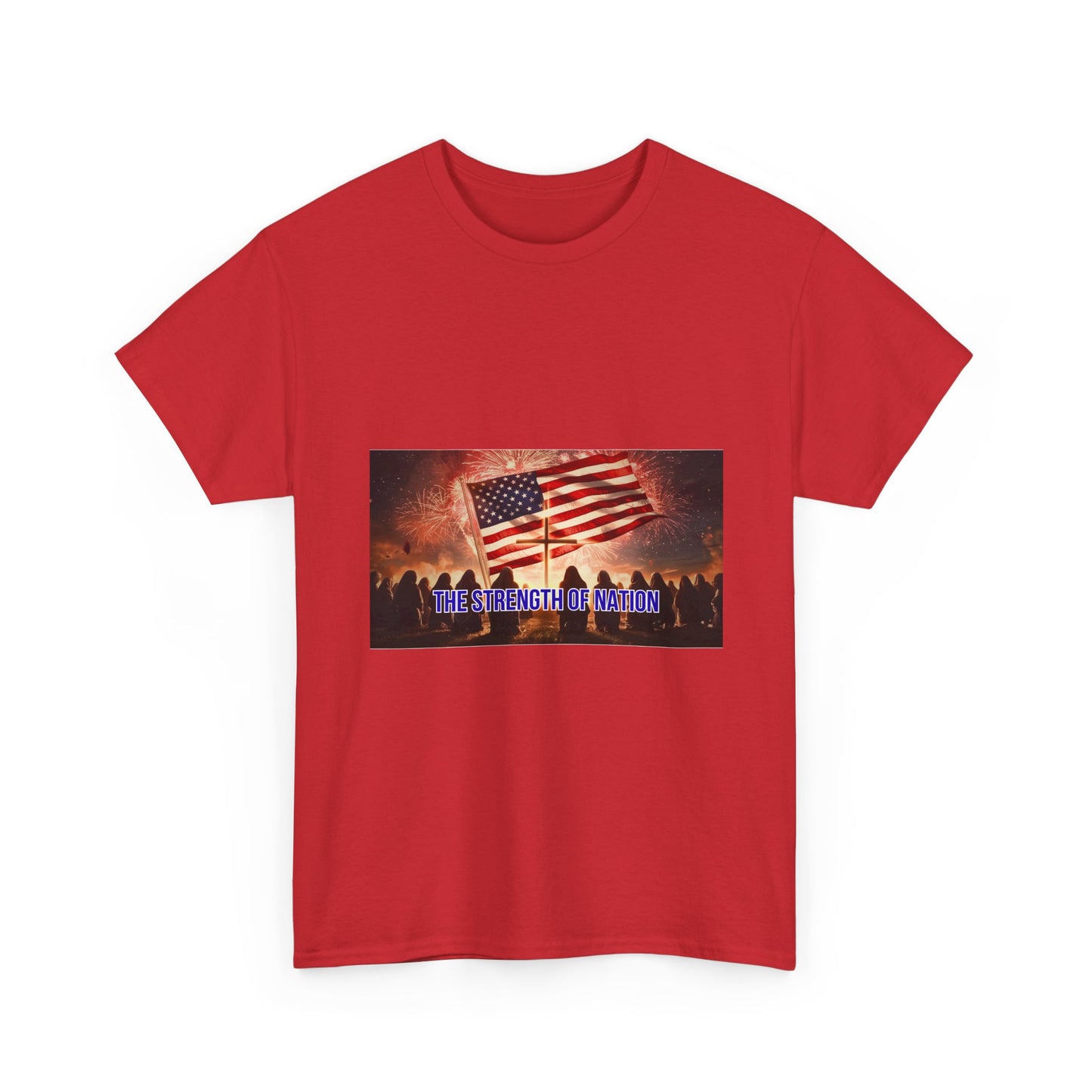 Patriotic American Flag Tee — 'Land of the Free' Graphic T-Shirt