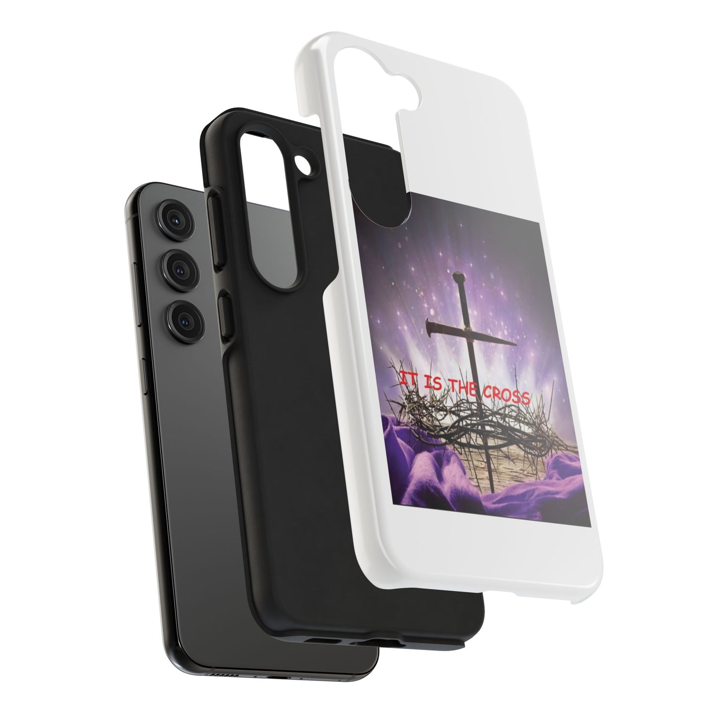 Christian Cross Phone Case — “It Is The Cross” Tough Protective Case