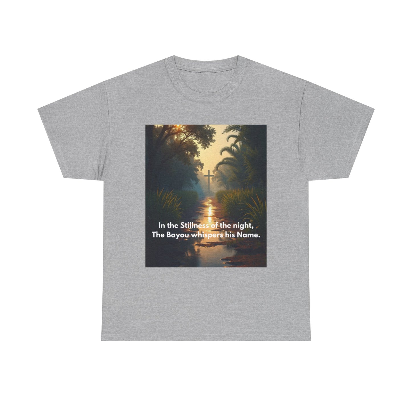 Bayou Night Scenic Tee — "In the Stillness of the night, The Bayou whispers his Name."