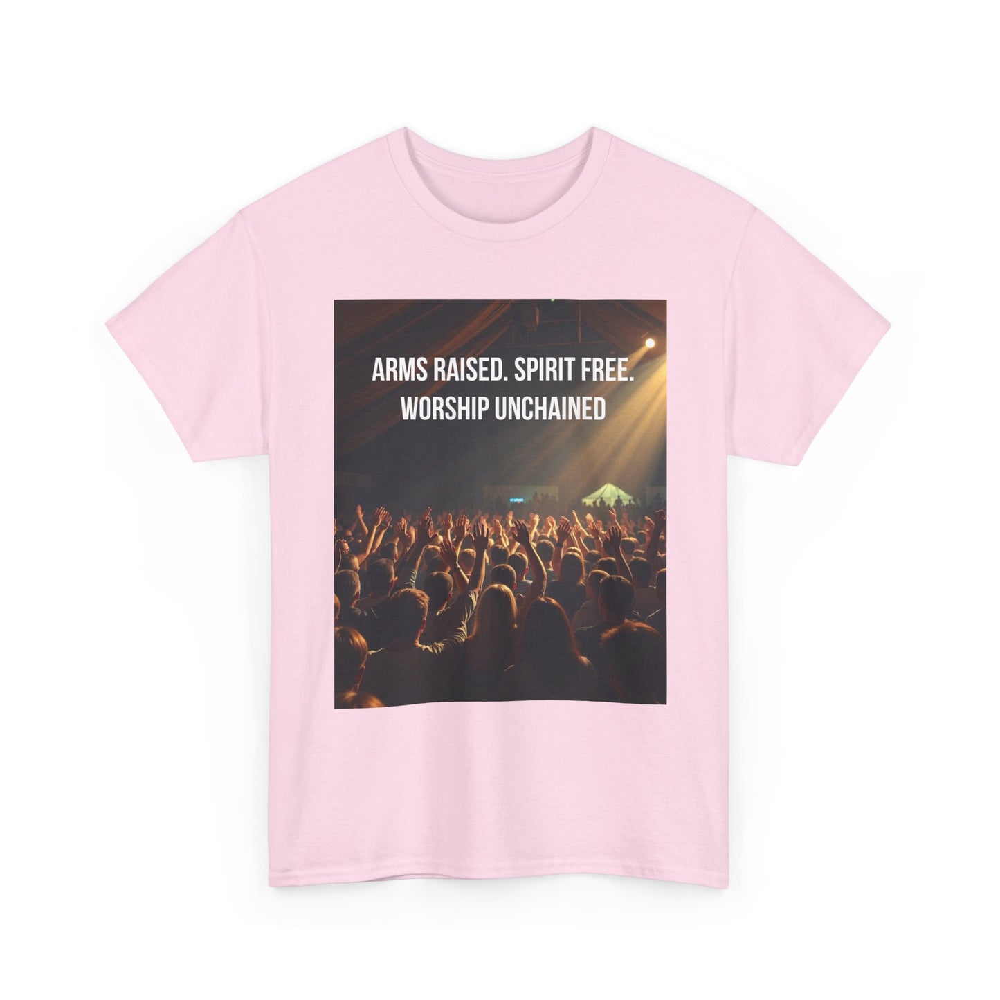 Worship Concert T‑Shirt — "Arms Raised. Spirit Free. Worship Unchained"