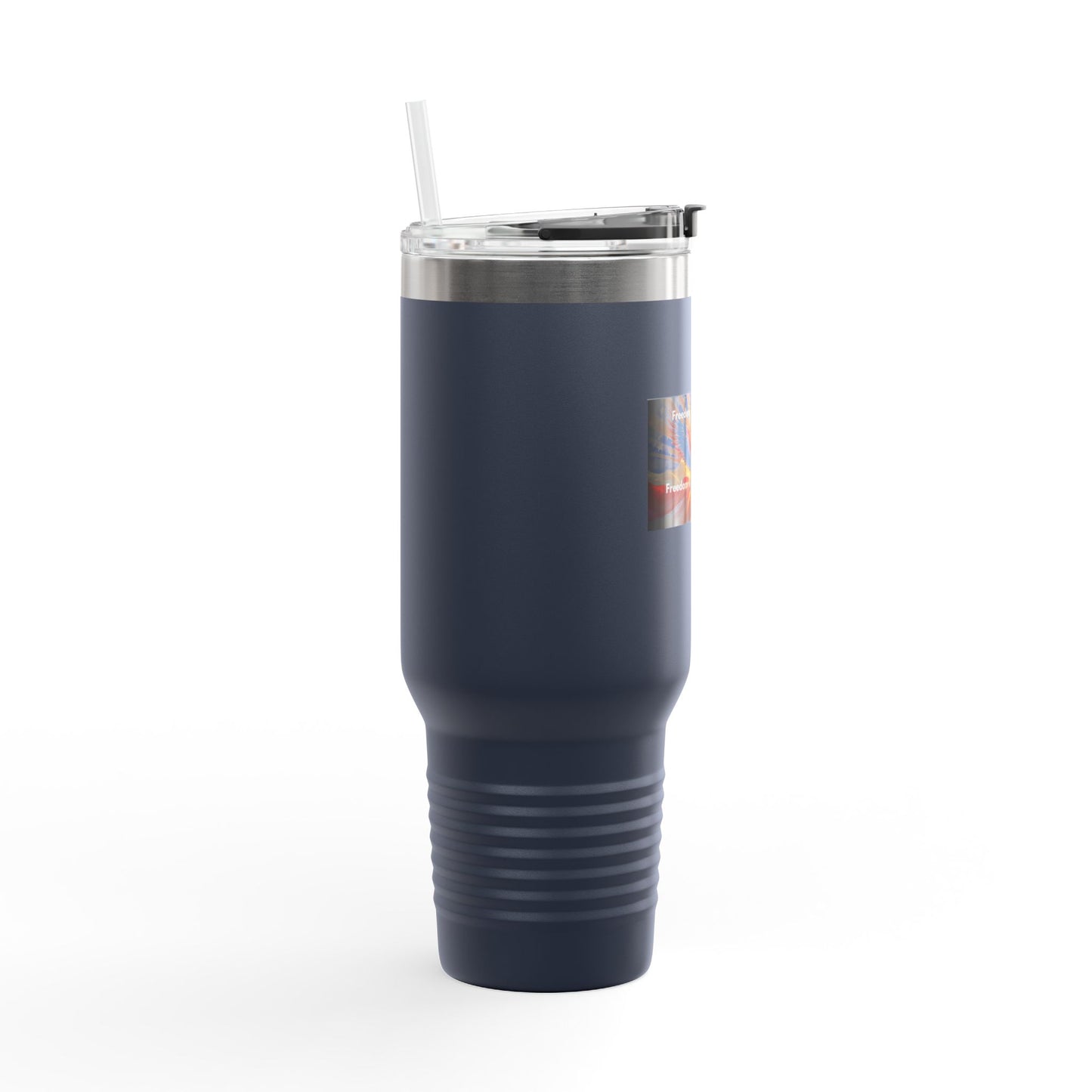 40oz Insulated Travel Mug — Freedom Wings Design