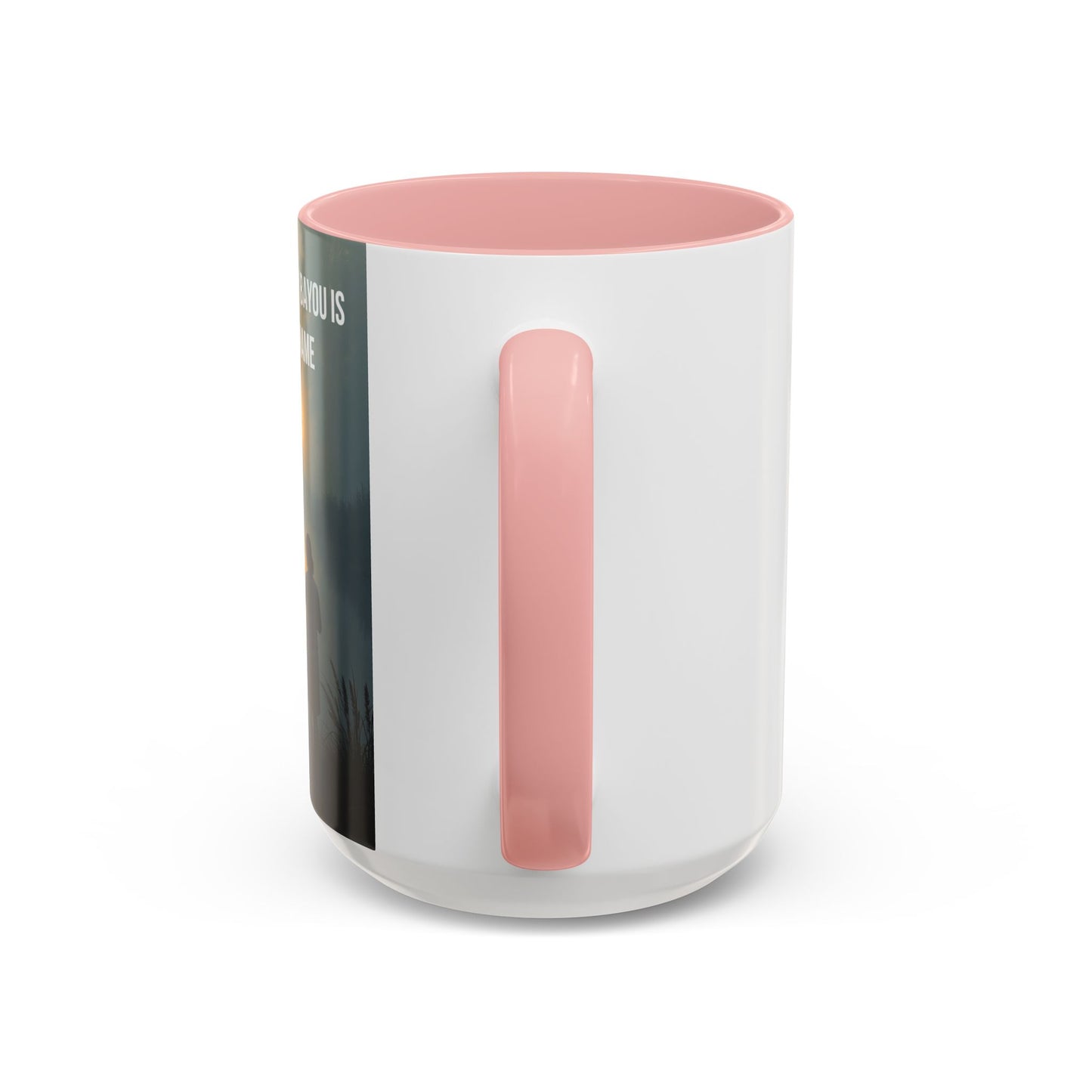 Christian Prayer Coffee Mug - "Every Evening Every Bayou Is Whispering His Name" Accent Mug