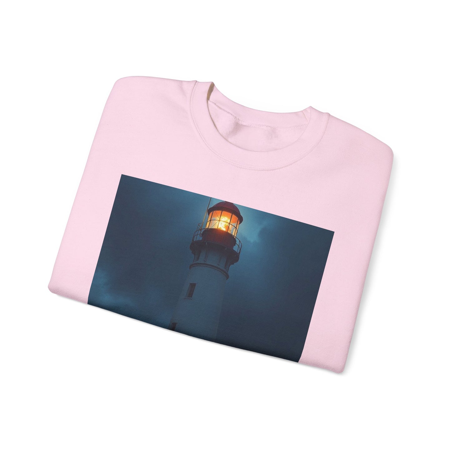 Lighthouse Crewneck Sweatshirt – "Lighting the Way Home to Safety"