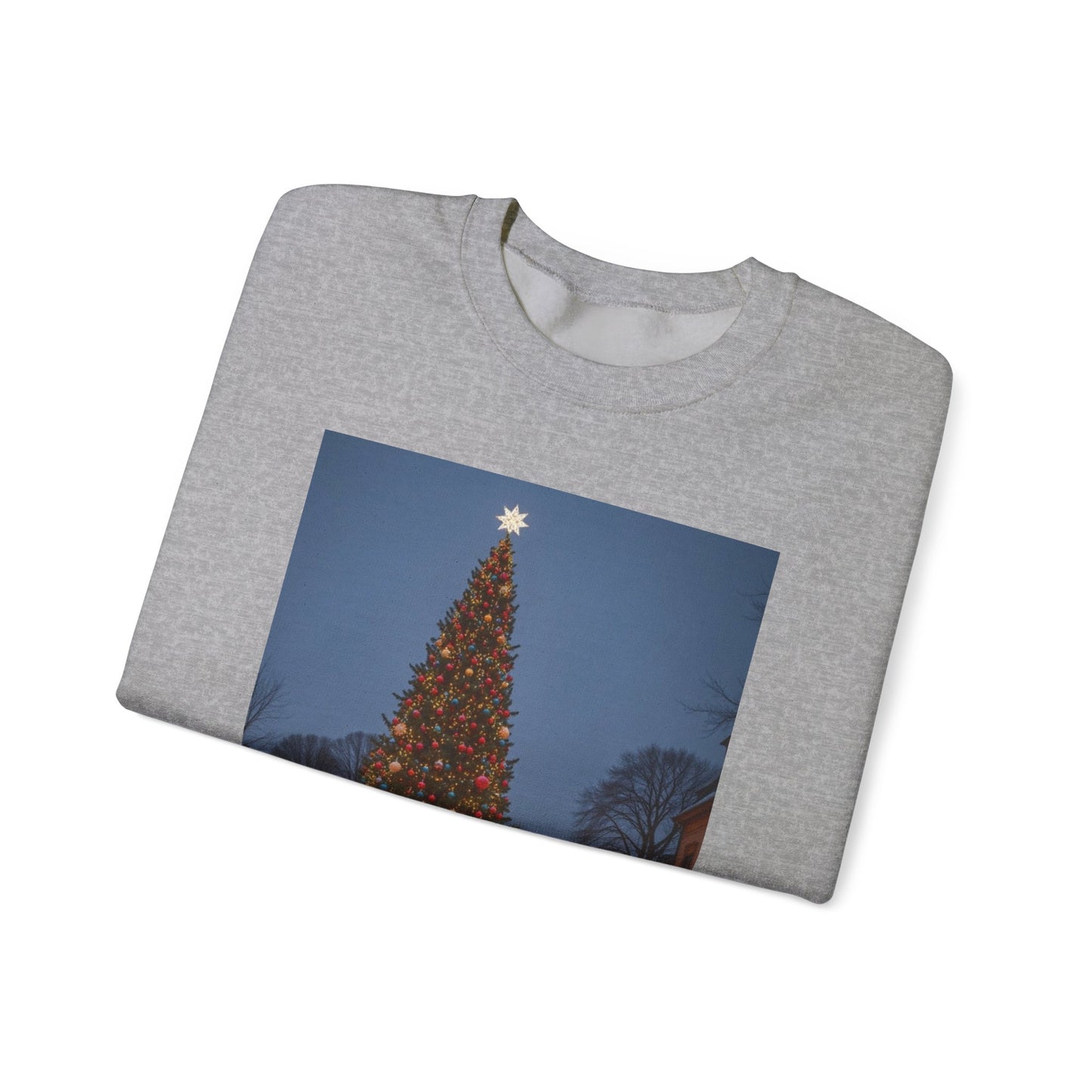 Christmas Tree Crewneck Sweatshirt, Cozy Holiday Apparel, Unisex Christmas Gift, Winter Fashion, Festive Sweatshirt