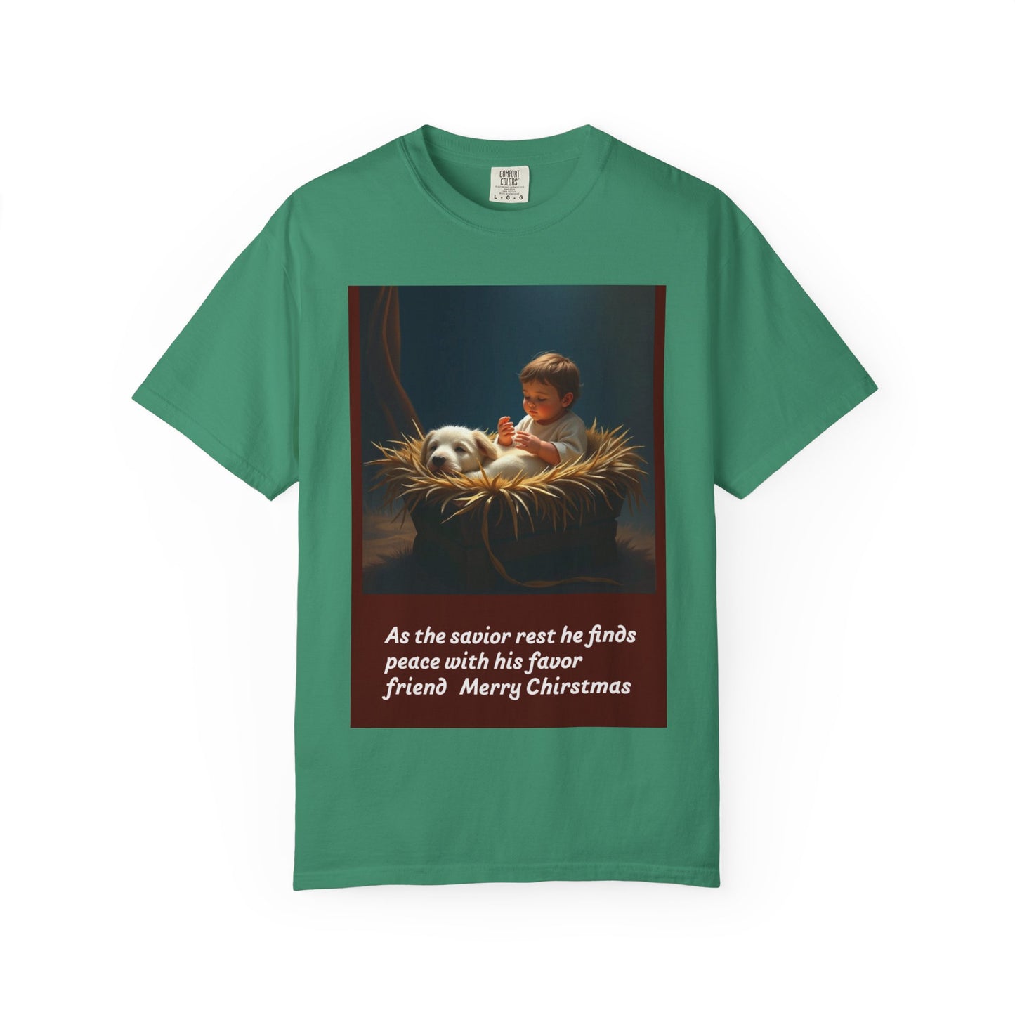 Unisex Christmas T-Shirt, Holiday Spirit Tee, Cozy Garment-Dyed Top, Festive Gift, Seasonal Wear