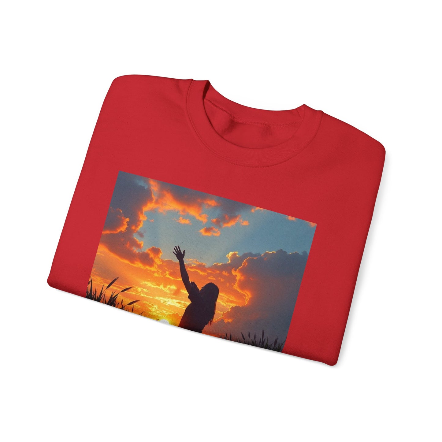 Christian Crewneck Sweatshirt — "In the Heart of the Bayou, I Found the Heart of God"