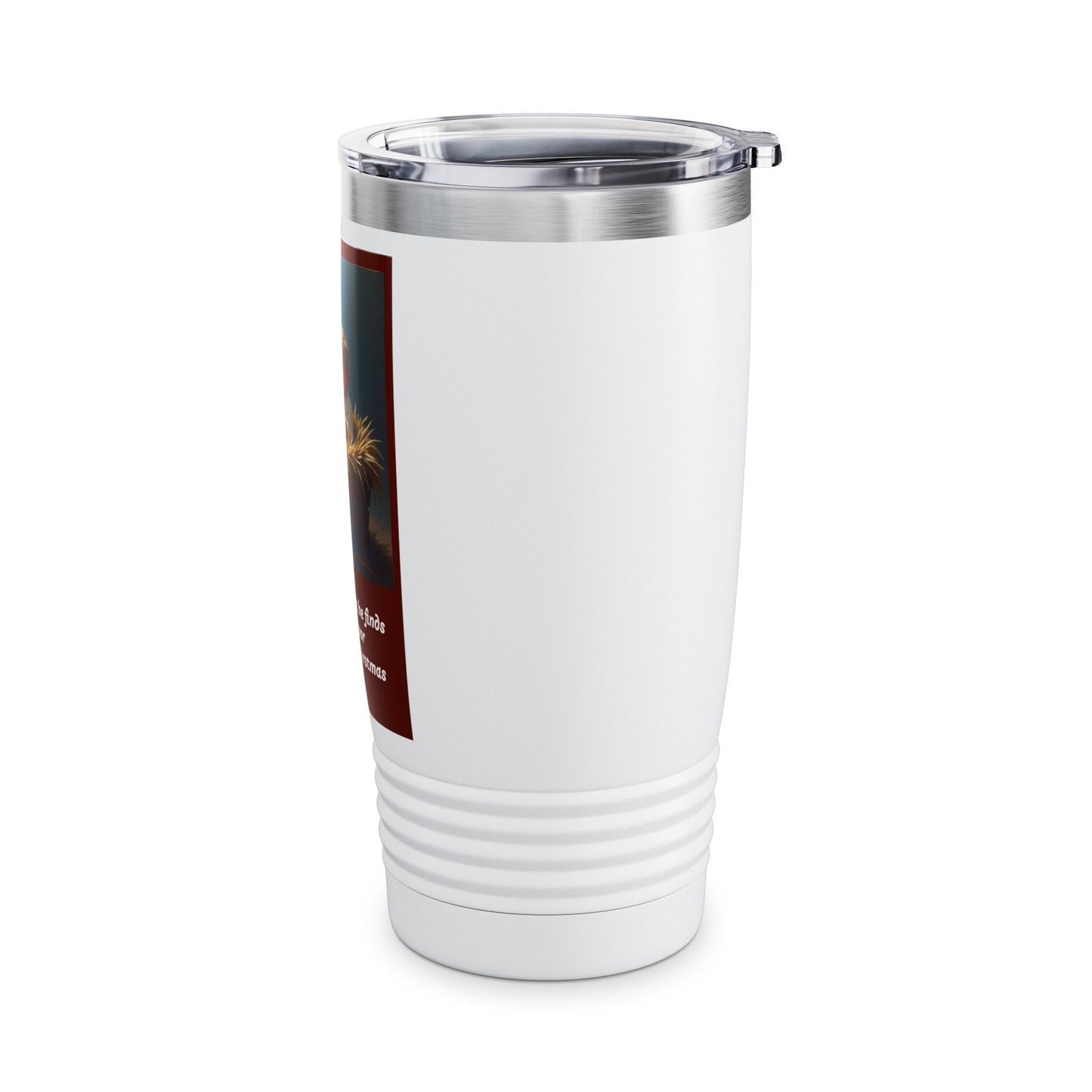 Christmas Ringneck Tumbler, 20oz, Religious Travel Mug, Gift for Him, Her, Holiday Coffee Cup, Keepsake for Family