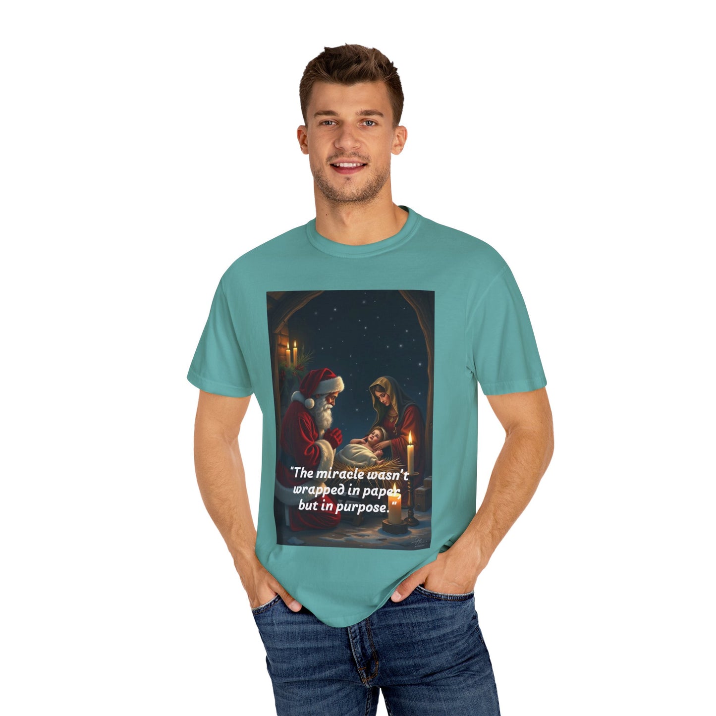Christmas Miracle T-Shirt, Unisex Holiday Tee, Gift for Men and Women, Festive Apparel, Unique Christmas Present, Cozy and Comfortable Wear