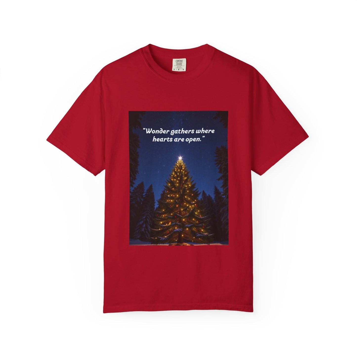 Chris tmas  Quote T-shirt, Unisex Cotton Tee, Holiday Gift, Heartwarming Apparel, Winter Fashion, Gift for Him/Her
