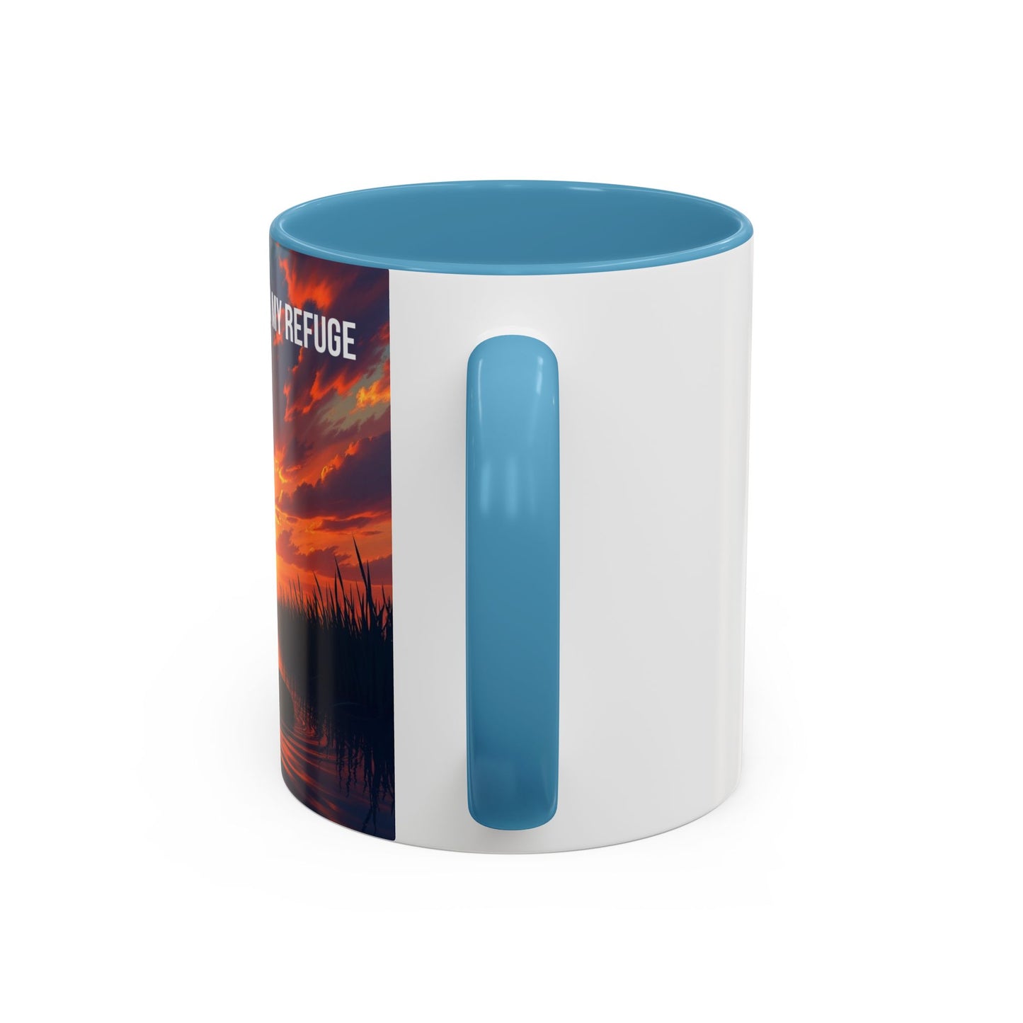 Inspirational Worship Coffee Mug - "In Worship, I Find My Refuge"